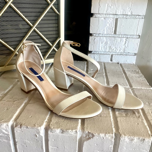 Stuart Weitzman Shoes Stuart Weitzman Cream Heels Poshmark